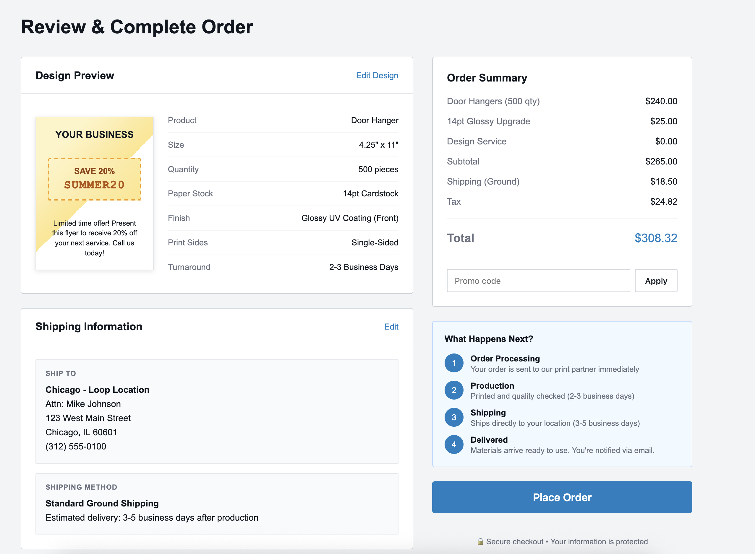 Print Fulfillment Platform